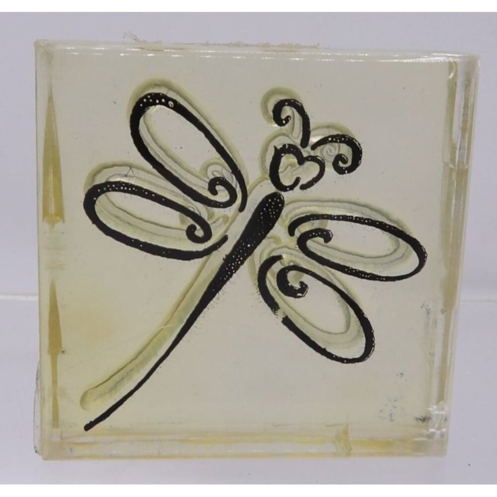 Dragonfly Gel Mount Stamp 2"x2"